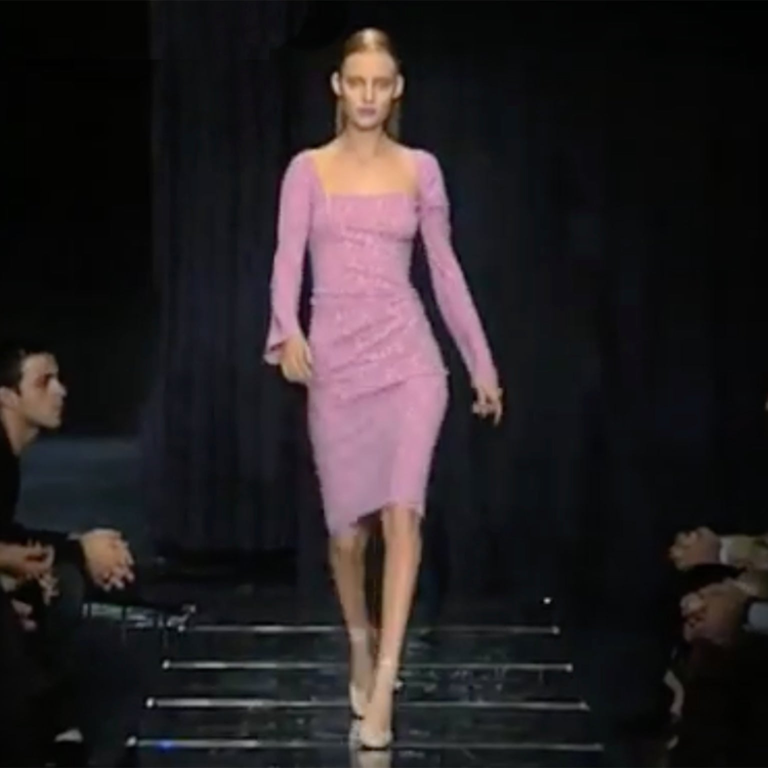 versace pink dress